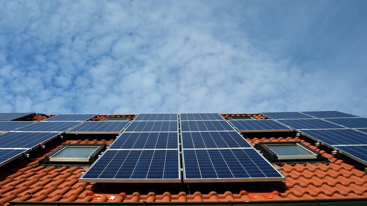 Solarmodul Schatten PV-Anlage Photovoltaikanlage Solarenergie