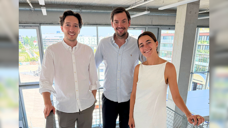Sören mit einem Teil des Doctolib Sales Teams