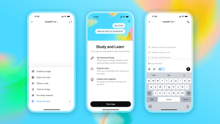 ChatGPT Study Mode Lernmodus OpenAI KI Lernen Verlernen Künstliche Intelligenz