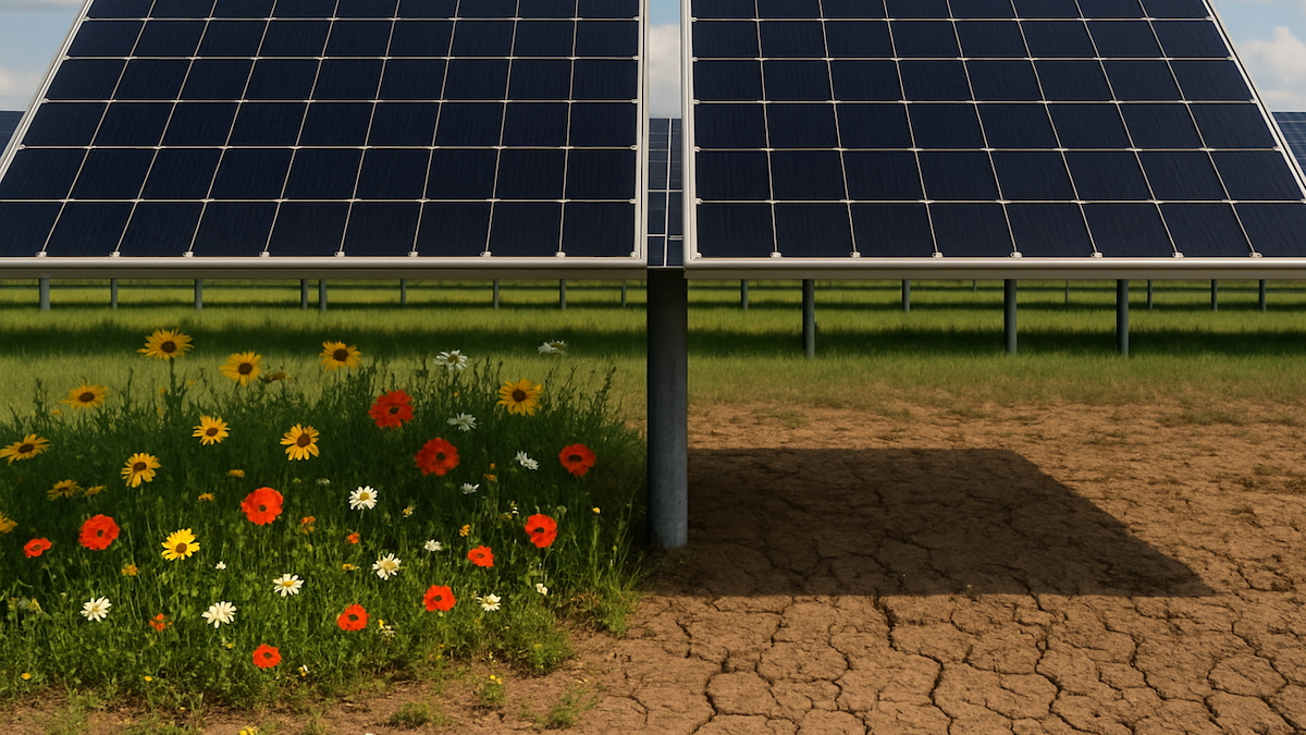 Solarparks Einfluss Umwelt, Umweltschutz, Solarenergie, Klima, Klimaschutz, Forschung, Wissenschaft, Flora, Fauna, Artenvielfalt, Deutschland