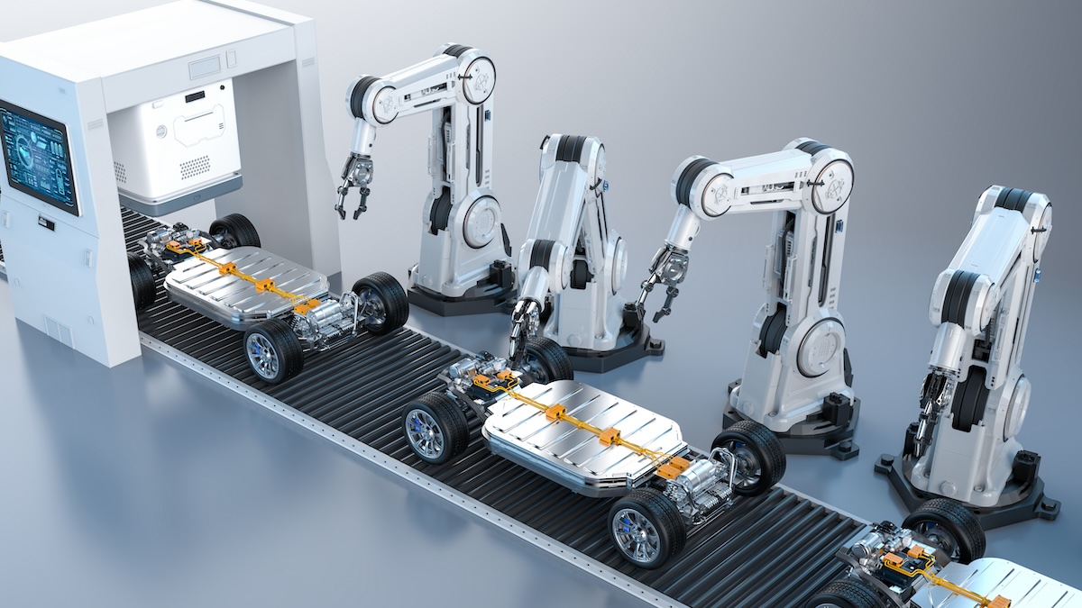 Batterieproduktion CO2 E-Autos Elektroautos Herstellung Batterien