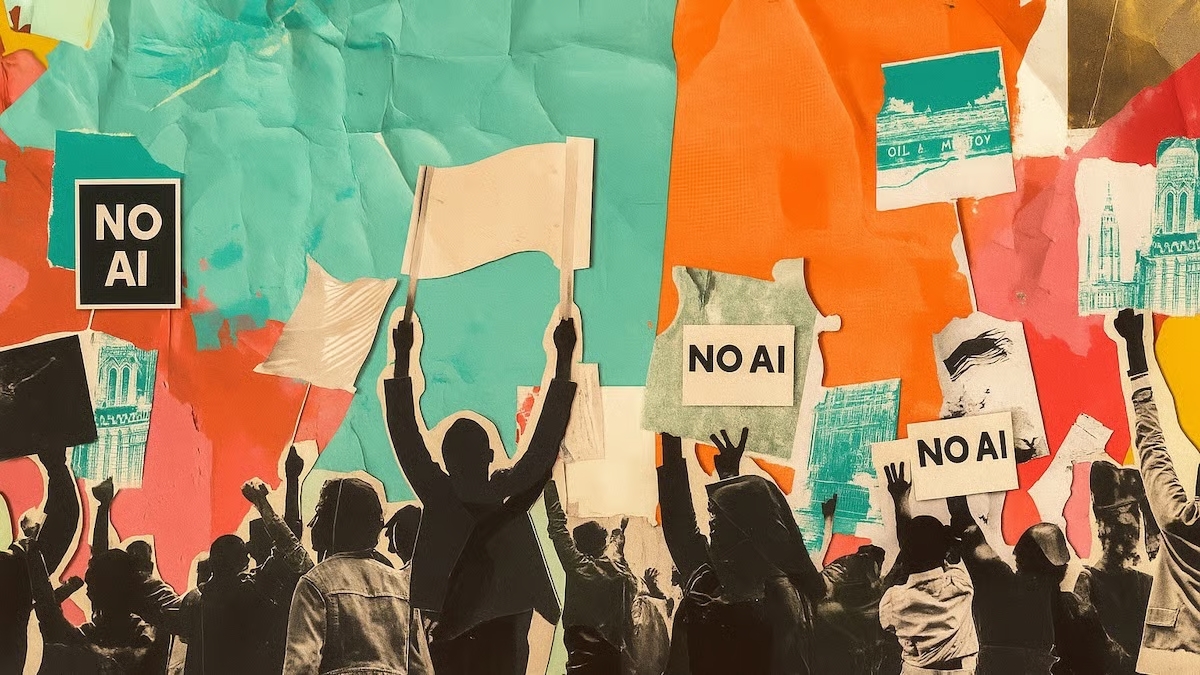 KI Protest Widerstand Künstliche Intelligenz