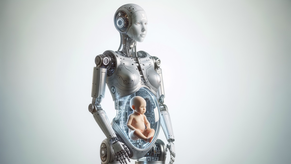 Roboter Baby austragen künstliche Gebärmutter China