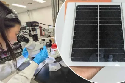 Solarmodule recyceltes Glas Kreislaufwirtschaft