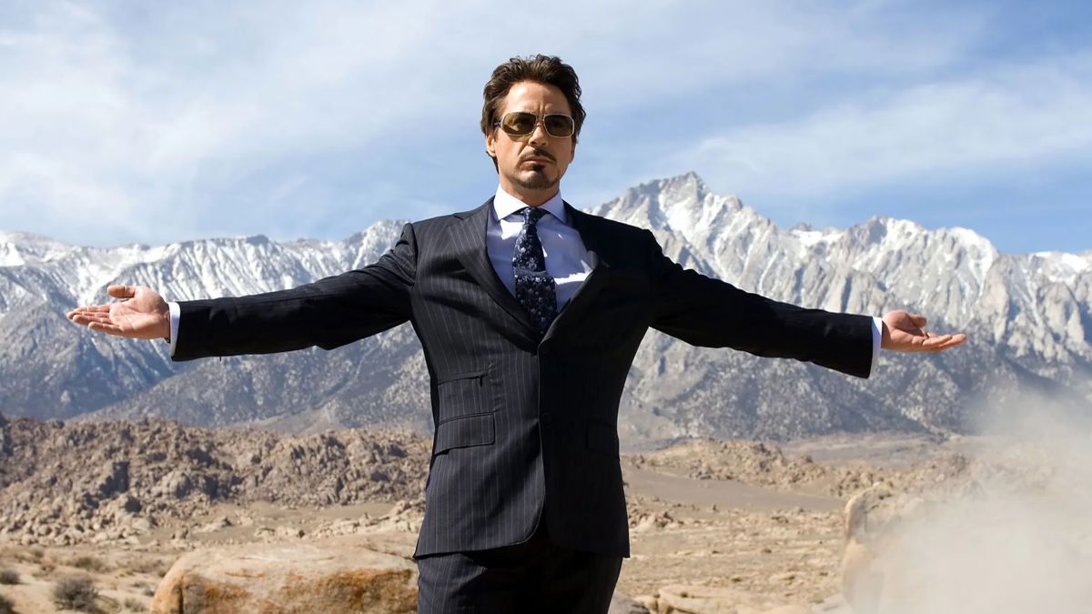 Tony Stark Marvel Superheld Sonnenbrille Wüste