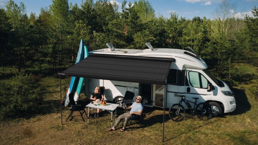 Solar-Markise Camper Camping Solarenergie PV-Modul