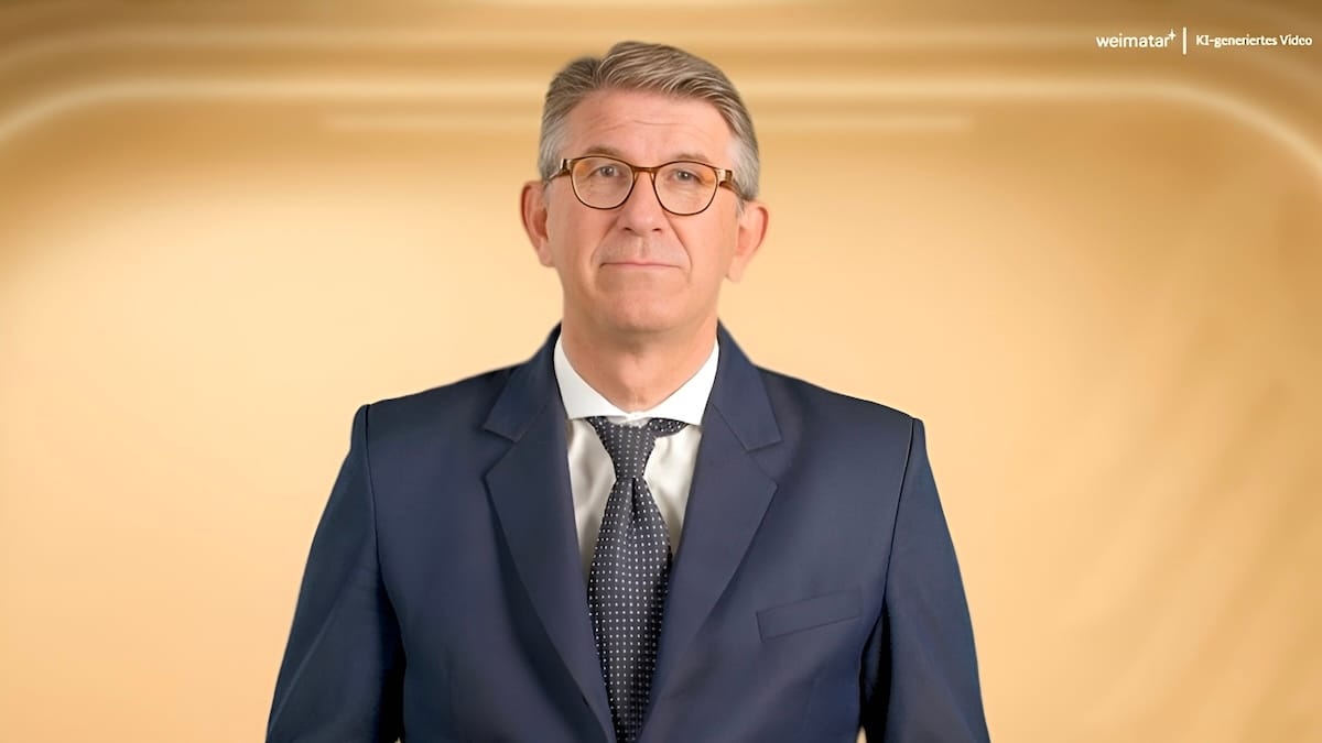 Wolfram Weimer Weimatar Minister KI Künstliche Intelligenz KI-Avatar