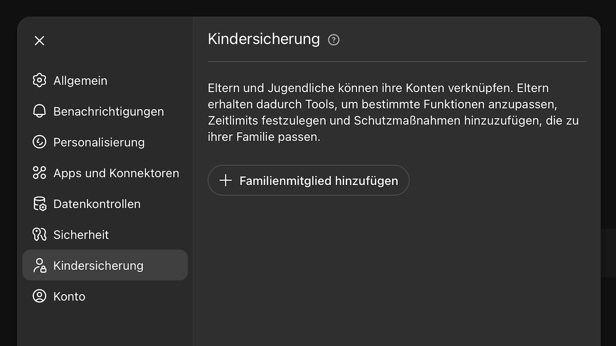 ChatGPT Parental Control Artificial Intelligence OpenAI Parental Control