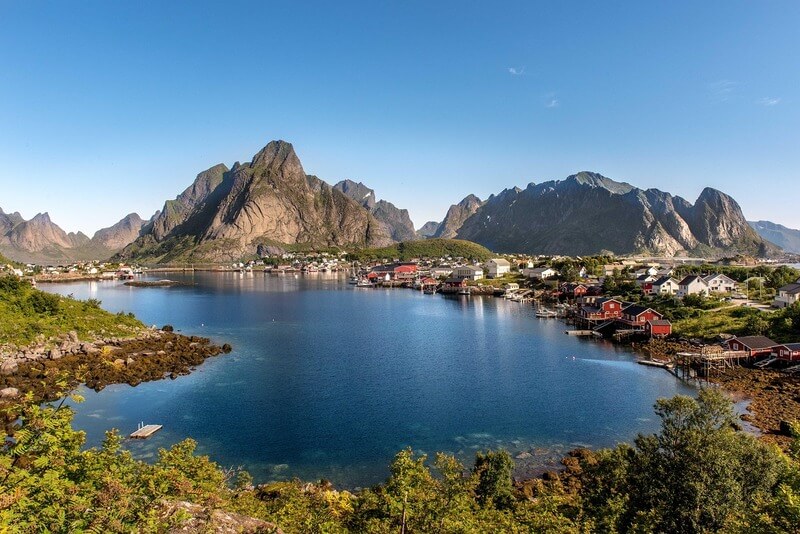 Reine in Norwegen sichert sich Platz drei. Bildquelle: Oberlehner/Pixabay