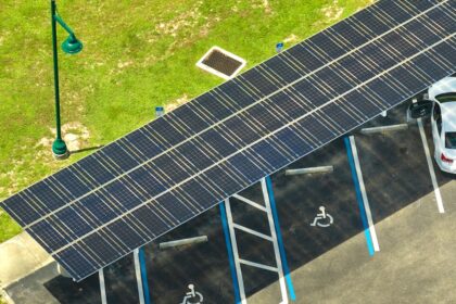 Solar-Parkplatz, Solarenergie, Koblenz, Rheinland-Pfalz, Solarpflicht, Strom, erneuerbare Energie, Umwelt, Klima, Deutschland