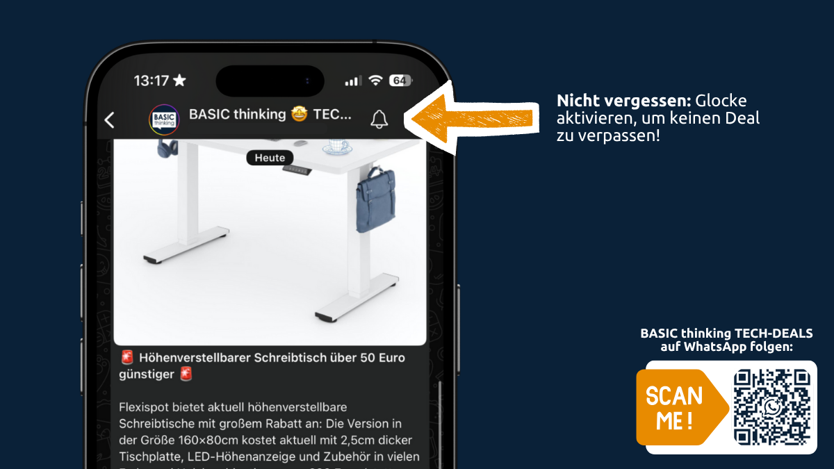 BASIC thinking TECH-DEALS WhatsApp Glocke aktivieren