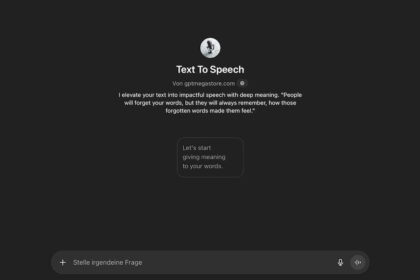 ChatGPT Texte vorlesen lassen