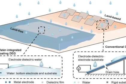 Strom aus Regentropfen