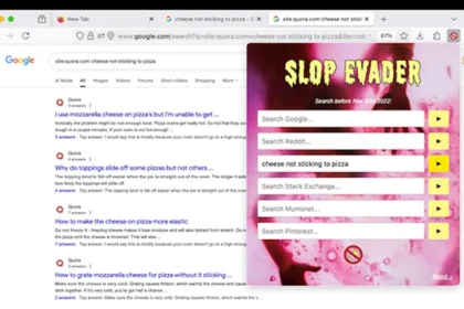 Browser-Erweiterung KI-Inhalte