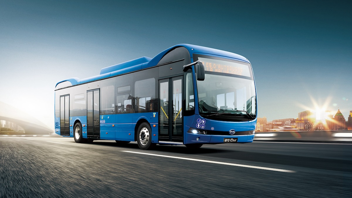 Deutsche Bahn E-Buss China BYD Elektrobusse