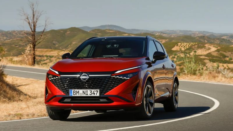 Nissan Qashqai Auto Straße