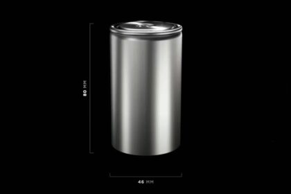 Tesla 4680 Batterie Trockenelektrode