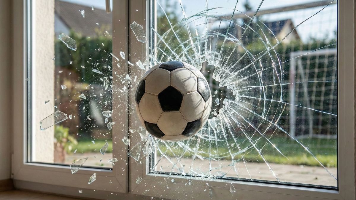 HPV Haftpflichtversicherungen Fußball Scheibe