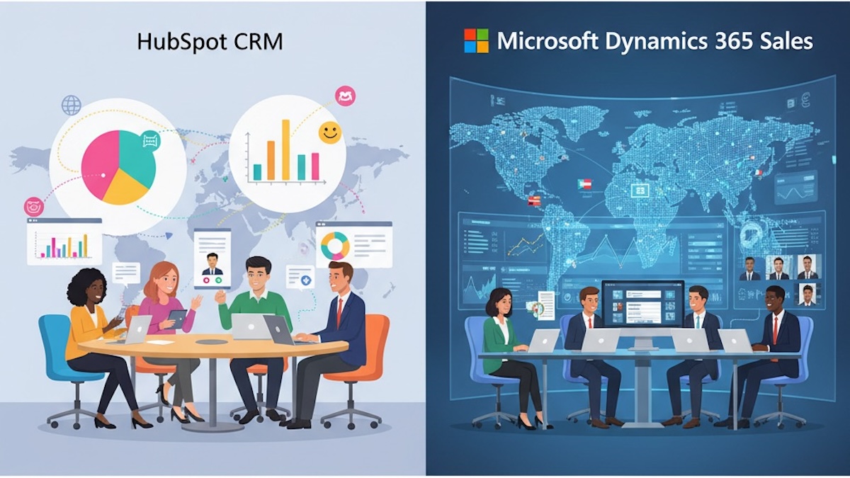 HubSpot CRM vs. Microsoft Dynamics 365 Sales