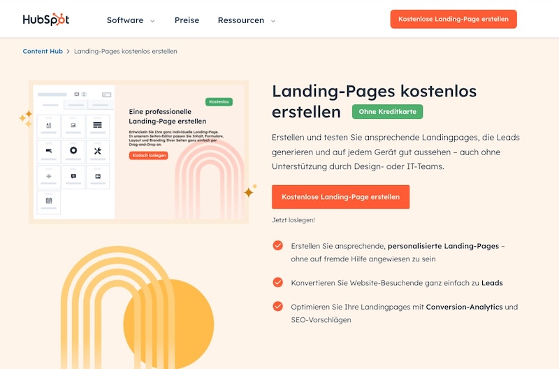 HubSpot Landing Pages