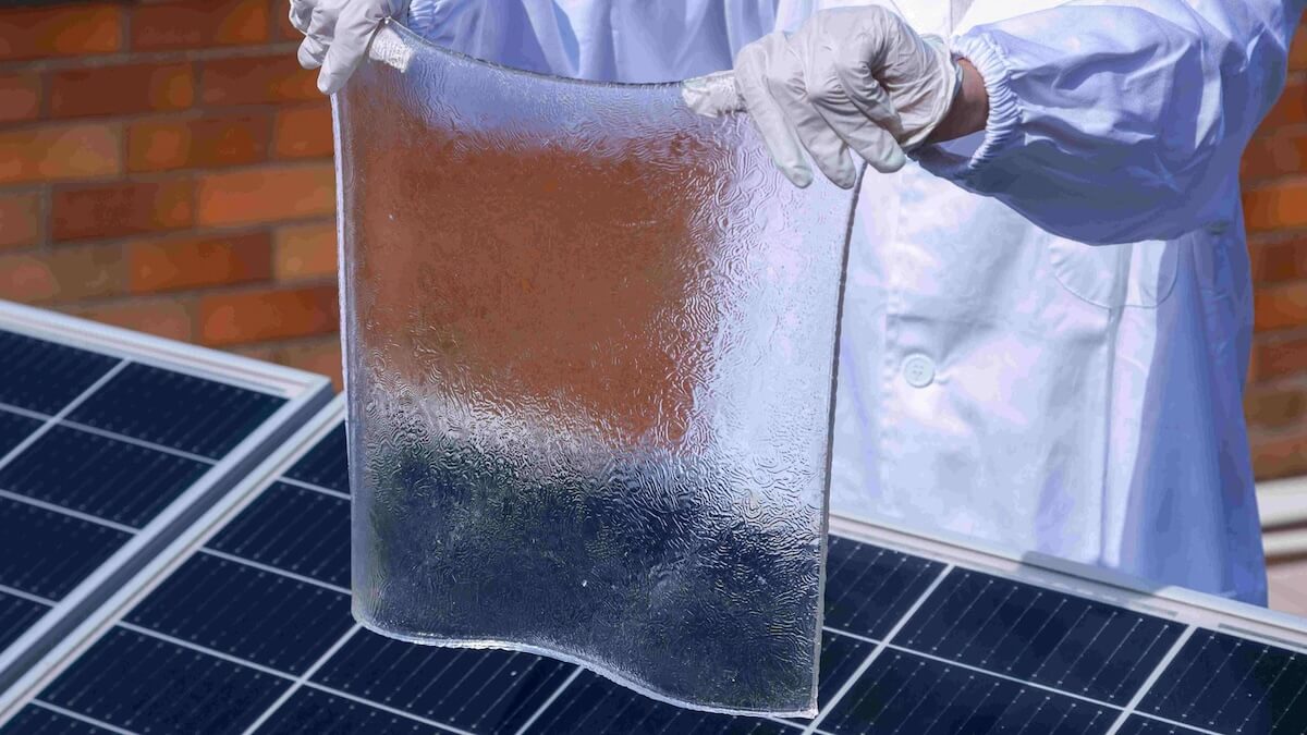 Hydrogel-Beschichtung Solarpanels Solarenergie Photovoltaik Erneuerbare Energien