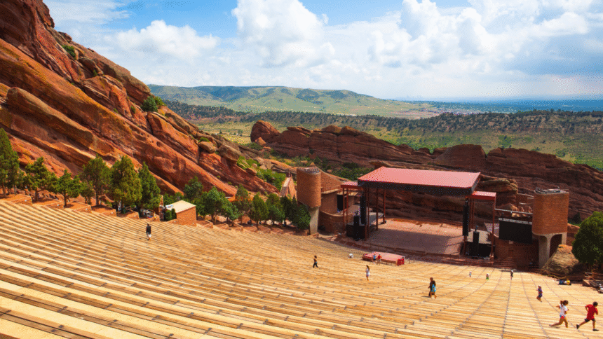 Red Rocks Amphitheatre schönste Orte der Welt USA
