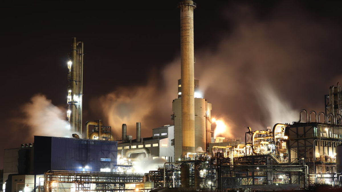 Ölverbrauch Energie Fabrik Industrie