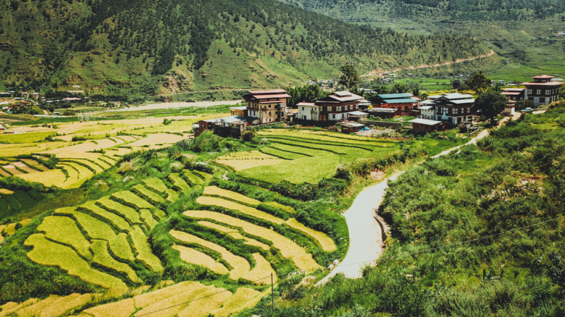 Punakha Valley Bhutan