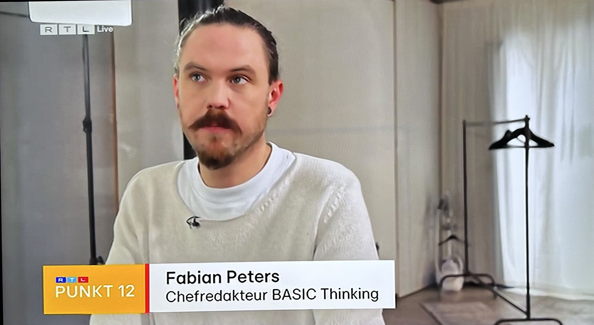 RTL Punkt 12 Interview BASIC thinking