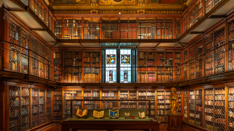 The Library at Morgan Library and Museum