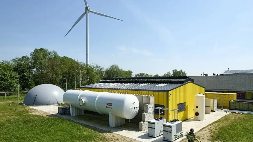 Wasserstoff-Eisen-Flussbatterie