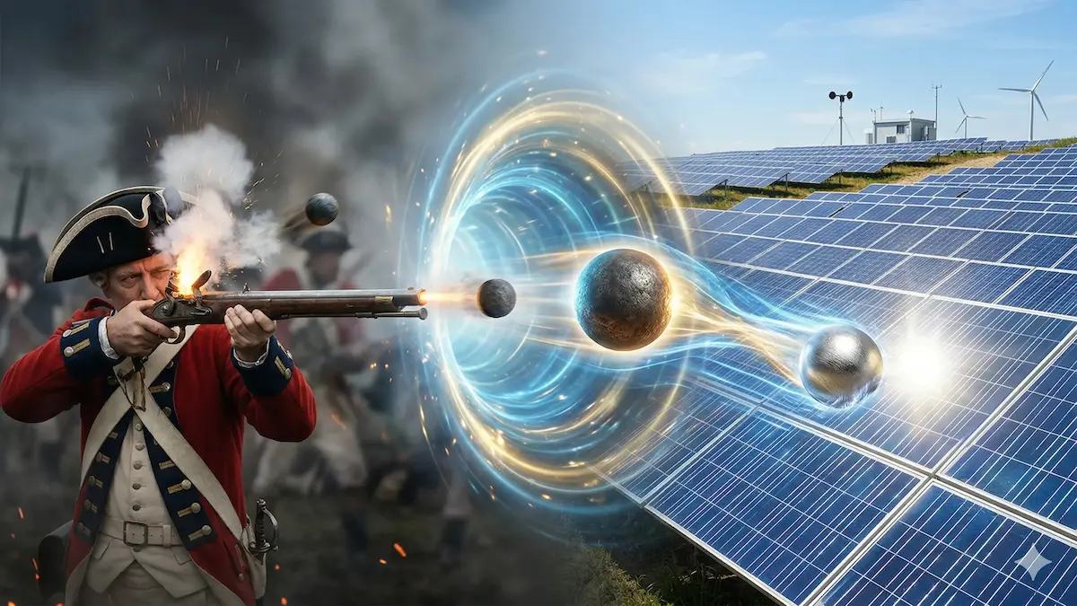 Bleimunition Solarzellen Musketenkugeln