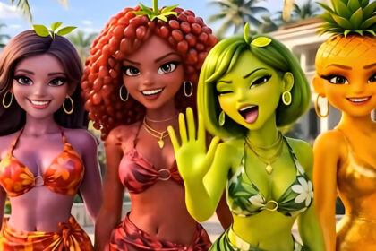 Fruit Love Island KI-Serie Künstliche Intelligenz TikTok KI Früchte