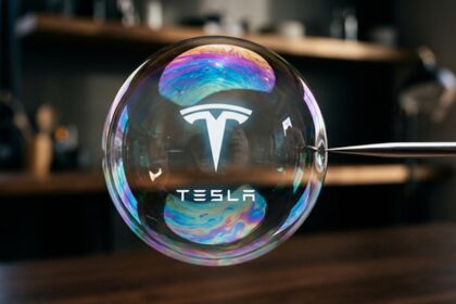 Elon Musk Seifenblasenhändler Tesla