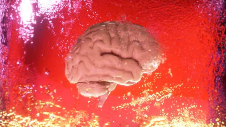 KI Brain Fry Künstliche Intelligenz Arbeit mentale Erschöpfung