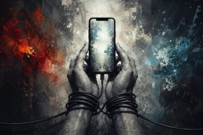 Internet Sucht Smartphone Scrollen Konsum