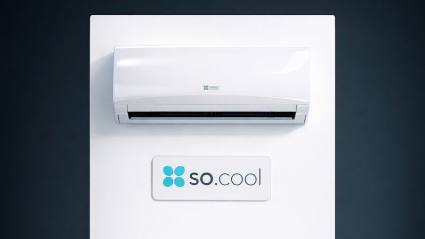 Klimaanlage ohne Schlauch ohne Außengerät, so.cool, Klimaanlage, Kühlung, Tech, Nachhaltigkeit, Start-up