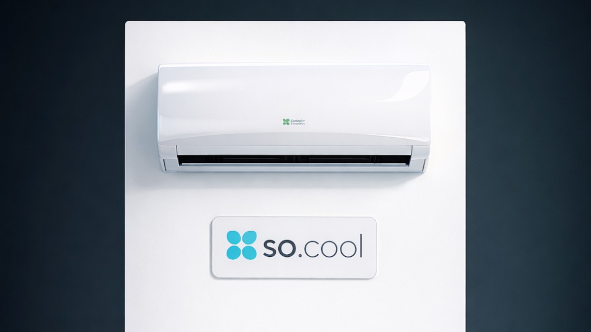Klimaanlage ohne Schlauch ohne Außengerät, so.cool, Klimaanlage, Kühlung, Tech, Nachhaltigkeit, Start-up