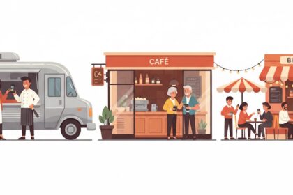Kartenzahlung im Café, Foodtruck & Bistro