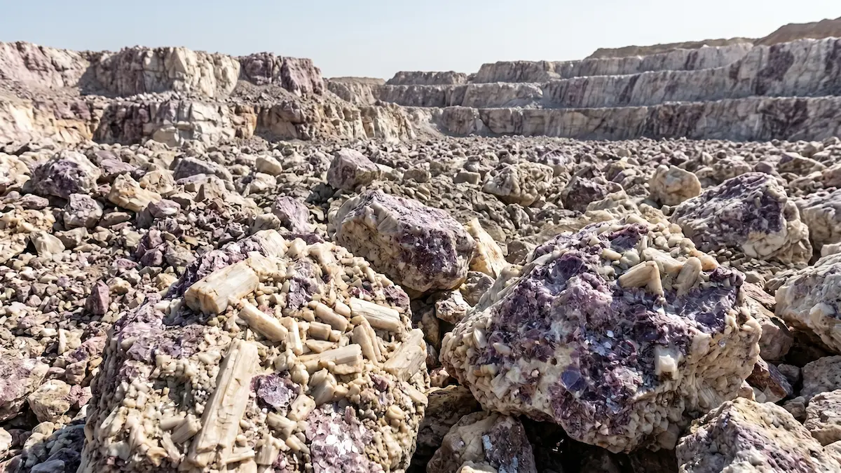 Lithium-Gewinnung MIT Gestein Säure günstig