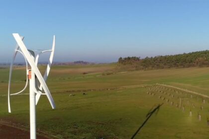 Mini-Windräder Strom Hafen Windenergie Erneuerbare Energien Energiewende