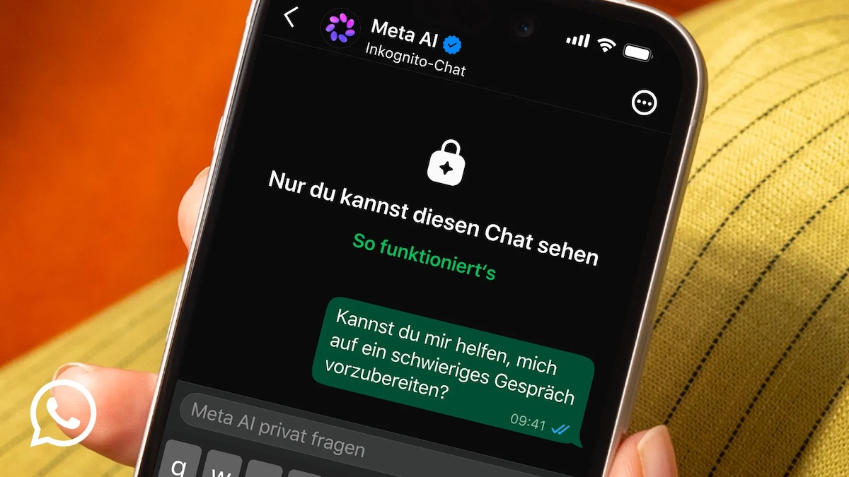 WhatsApp Inkognito-Chat MetaAI