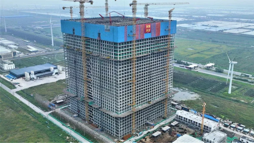 Gravitations-Energiespeicher Gravitationsspeicher China Beton