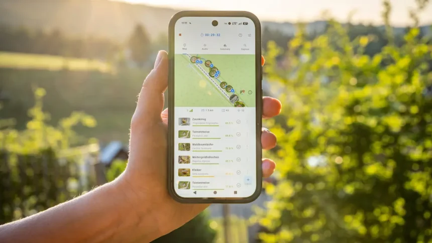 KI-app für Vogelarten