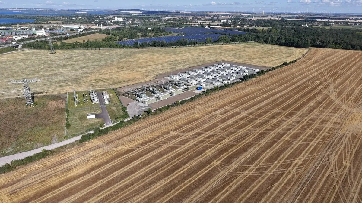 größter Batteriespeicher Deutschland Energiespeicher