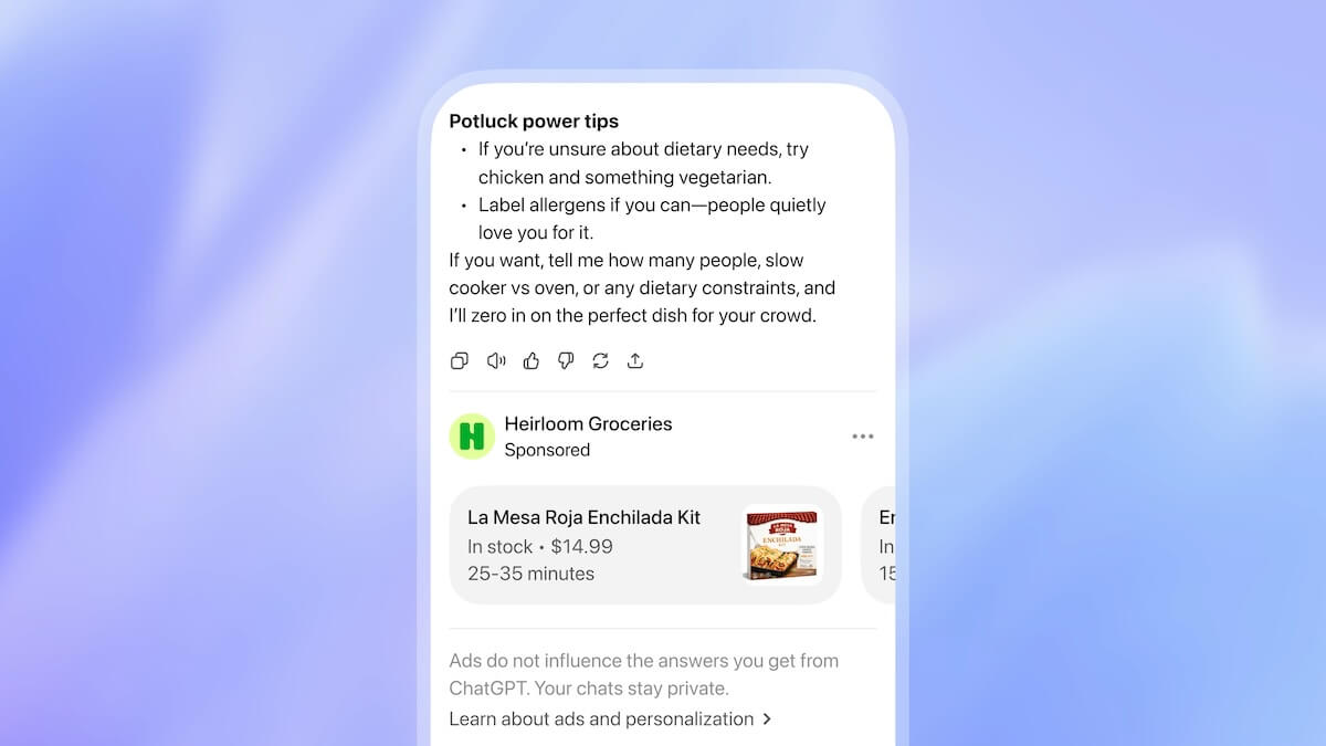 ChatGPT Werbung ausschalten deaktivieren KI OpenAI Werbeanzeige Künstliche Intelligenz