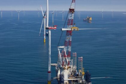Offshore-Windpark He Dreiht Windenergie Erneuerbare Energie Energiewende größte Windpark Deutschland