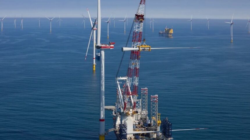 Offshore-Windpark He Dreiht Windenergie Erneuerbare Energie Energiewende größte Windpark Deutschland