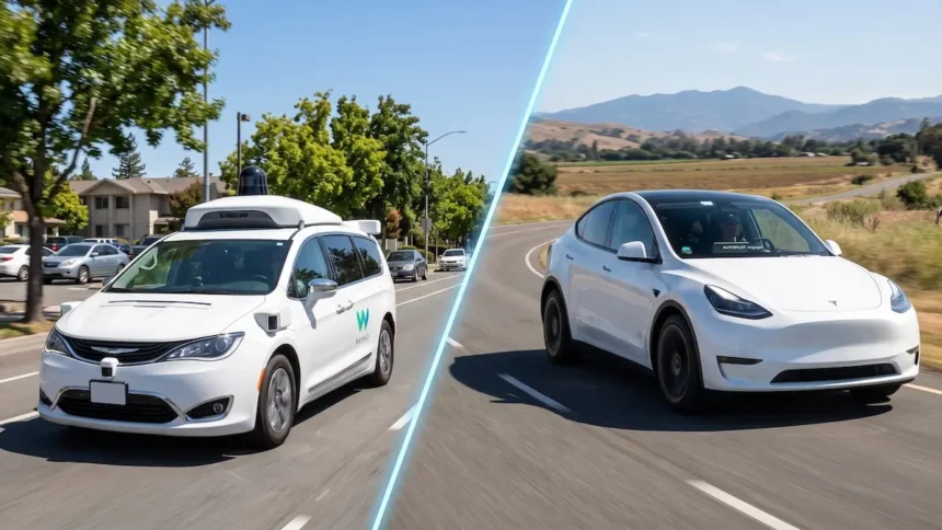 Waymo Tesla autonomes fahren wie funktioniert
