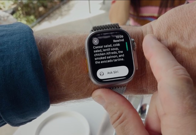DIe Apple Watch Ultra 4 mit "Siri Recap"